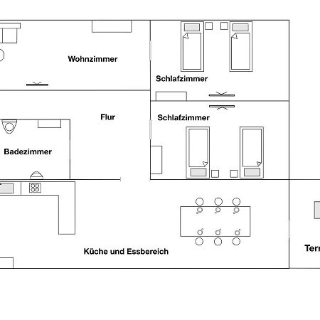 Moderne Ferienwohnung Klosterblick Guxhagen Exterior foto
